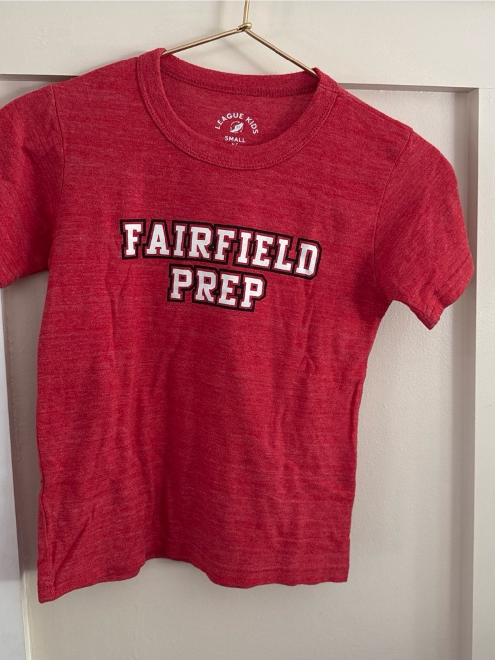 League Red Fairfield Prep Short Sleeve Tee